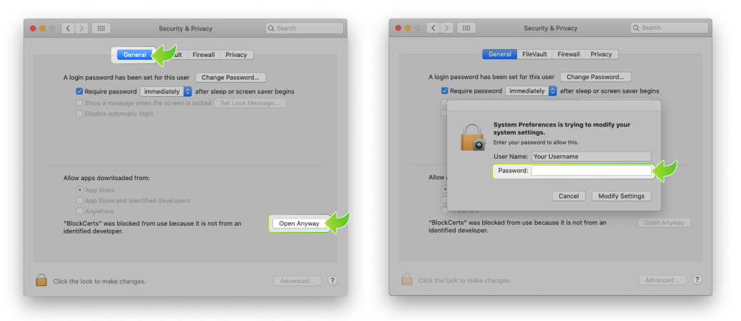 Mac OS Settings